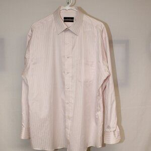 Tasso Elba dress shirt     16.5  34/35    iron free 100 % cotton